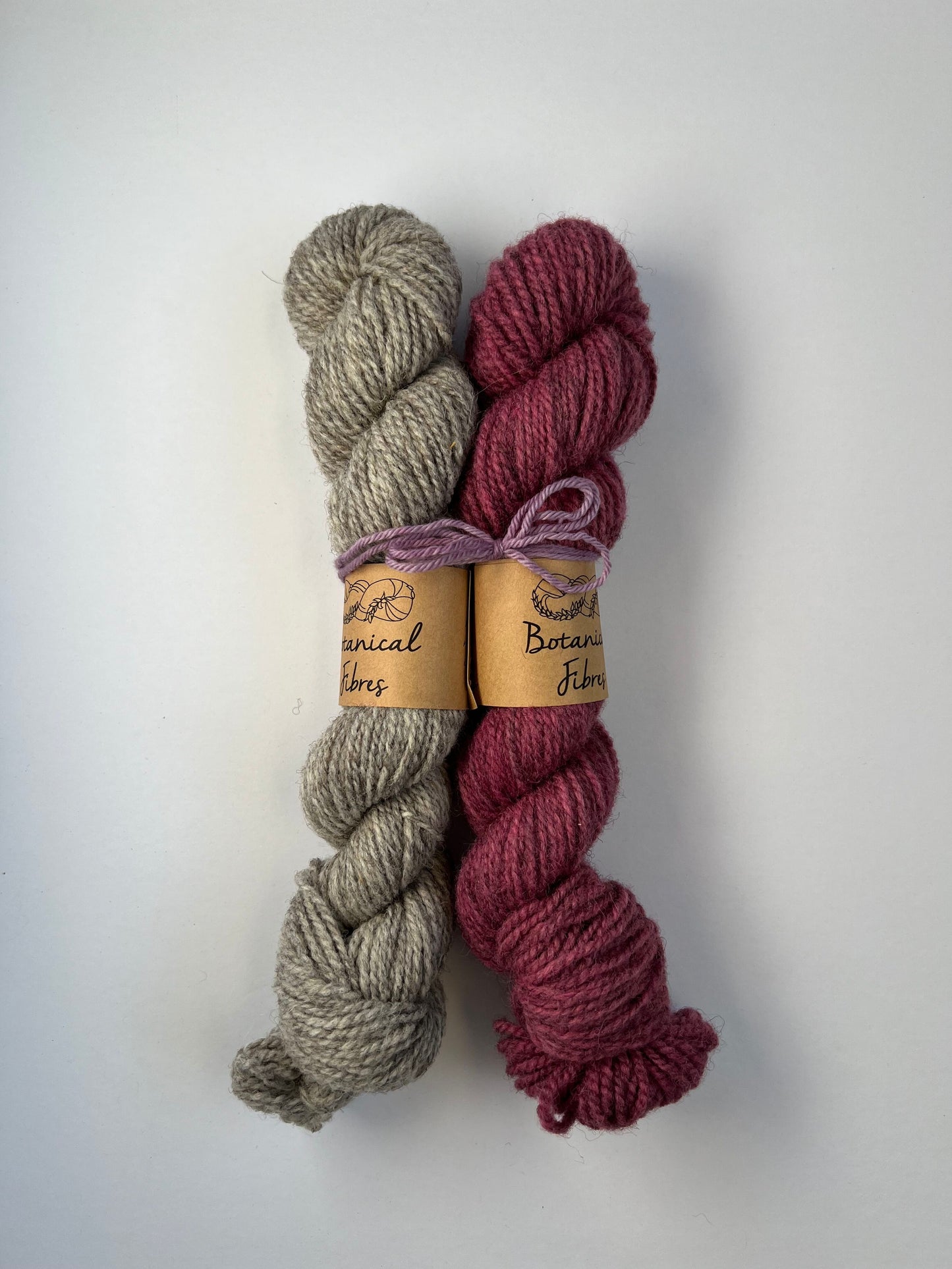 Mitred Mittens Kit - In Bloom on Grey + Natural Grey