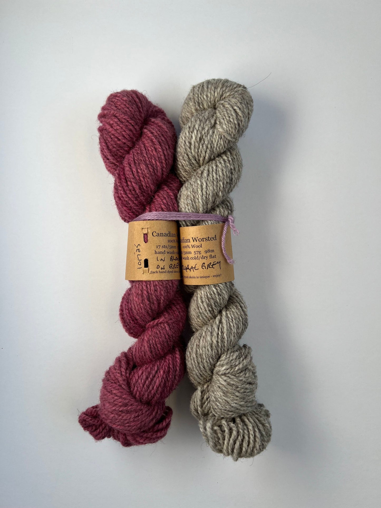 Mitred Mittens Kit - In Bloom on Grey + Natural Grey