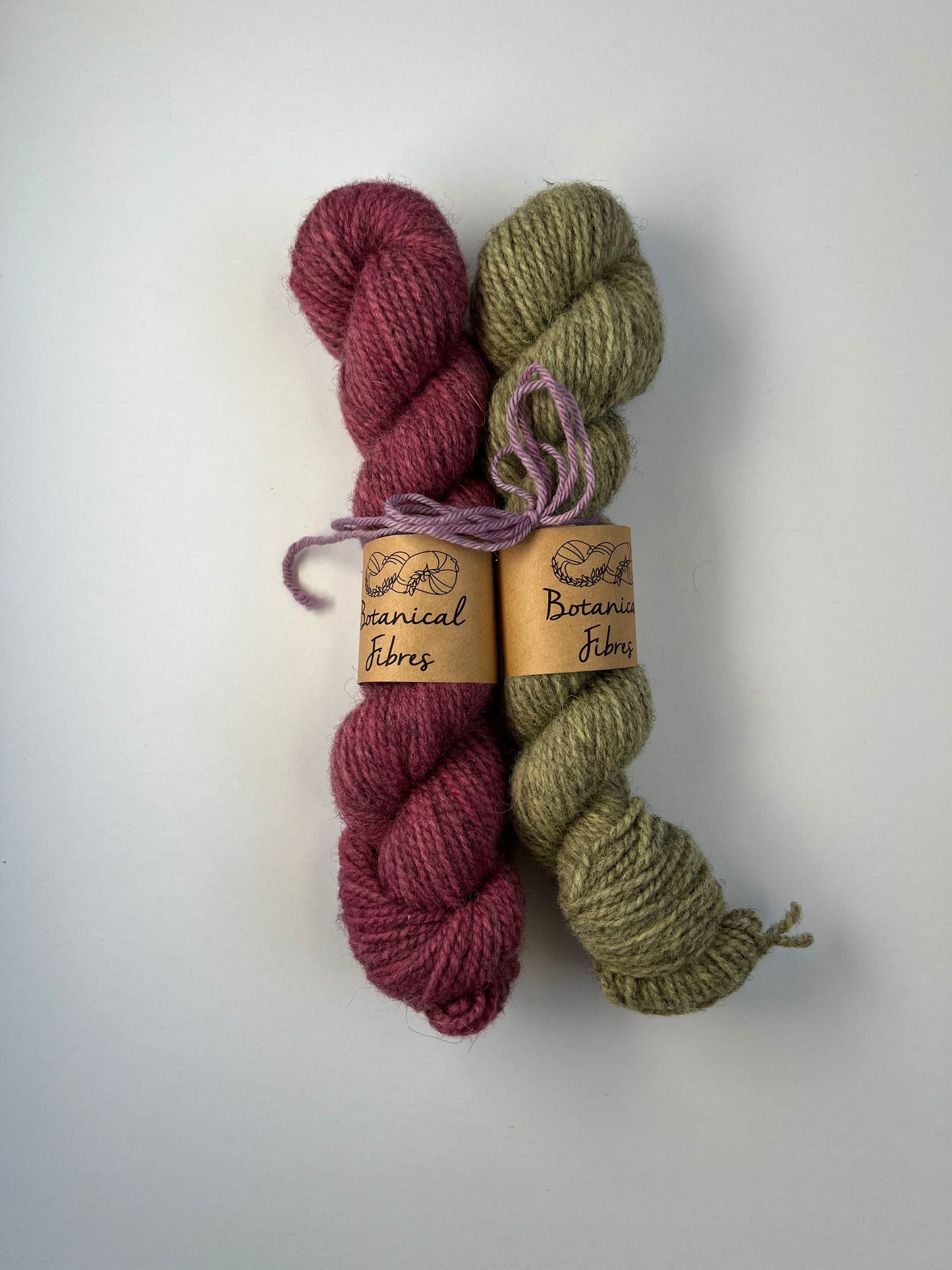 Mitred Mittens Kit - Forest Floor on Grey + In Bloom on Grey