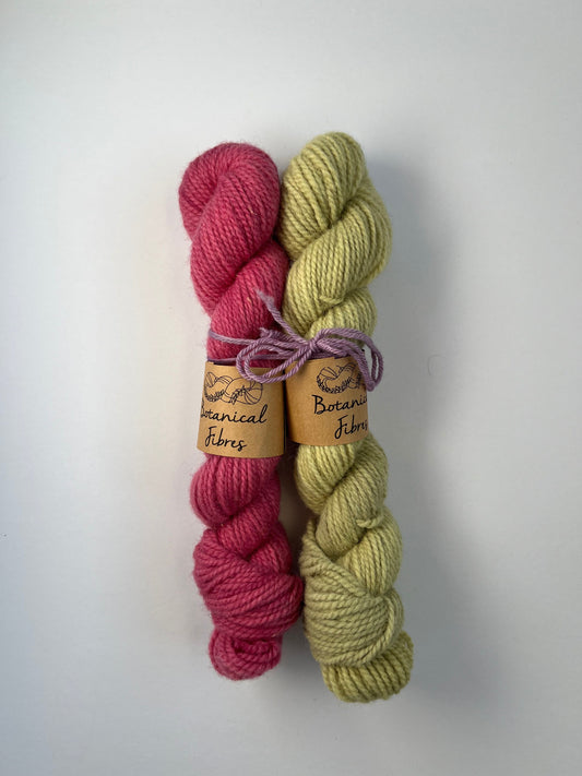 Mitred Mittens Kit - In Bloom + Forest Floor