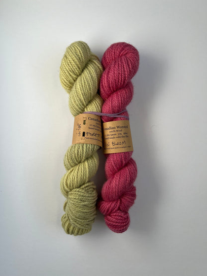 Mitred Mittens Kit - In Bloom + Forest Floor