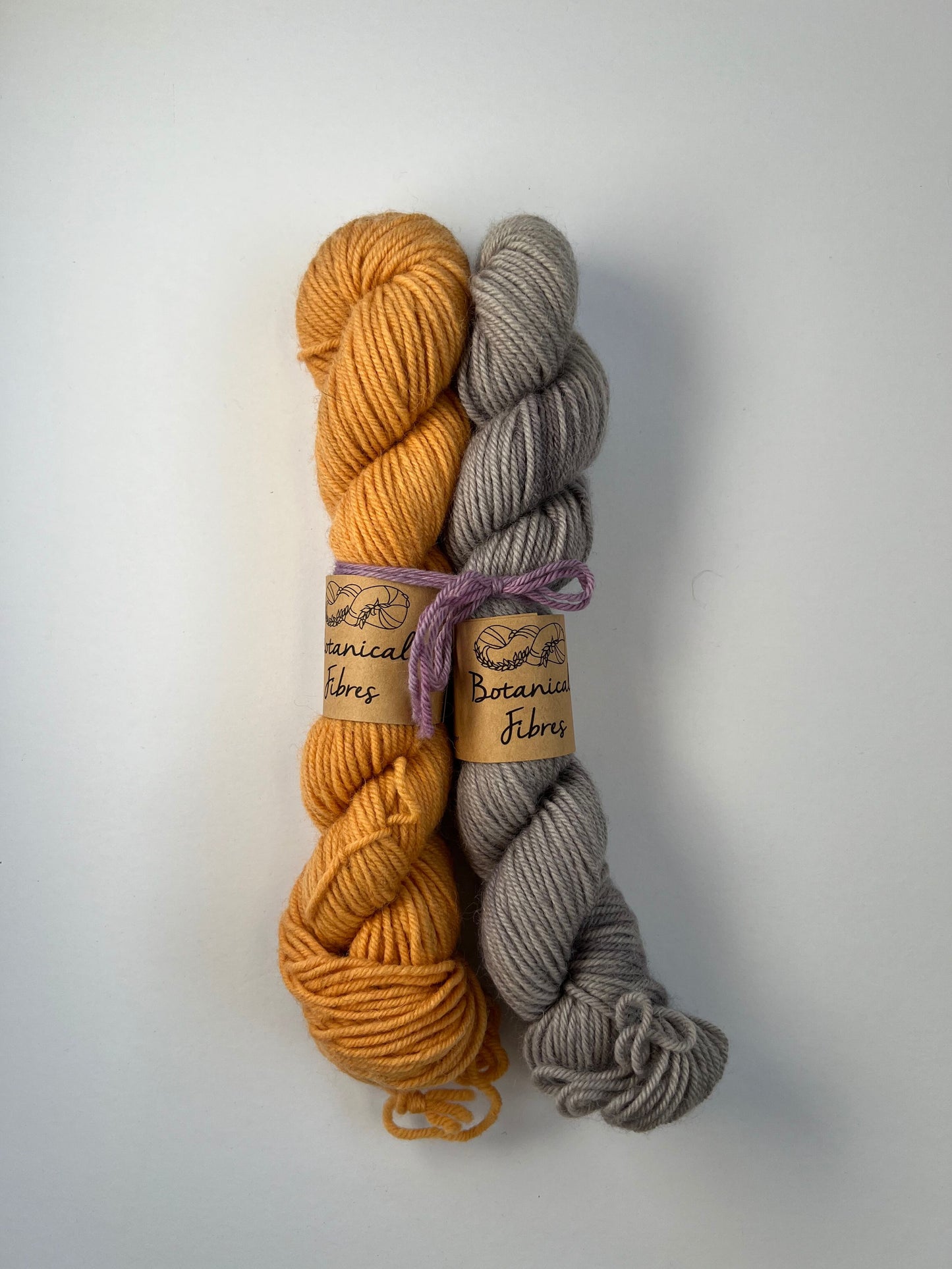 Mitred Mittens Kit - Logwood/Iron + Coreopsis